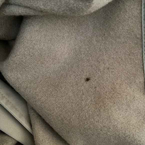 Bradley Jons Insulated Double Breasted Belted Trench Coat Men 42R Wool Lined Tan - Picture 12 of 16